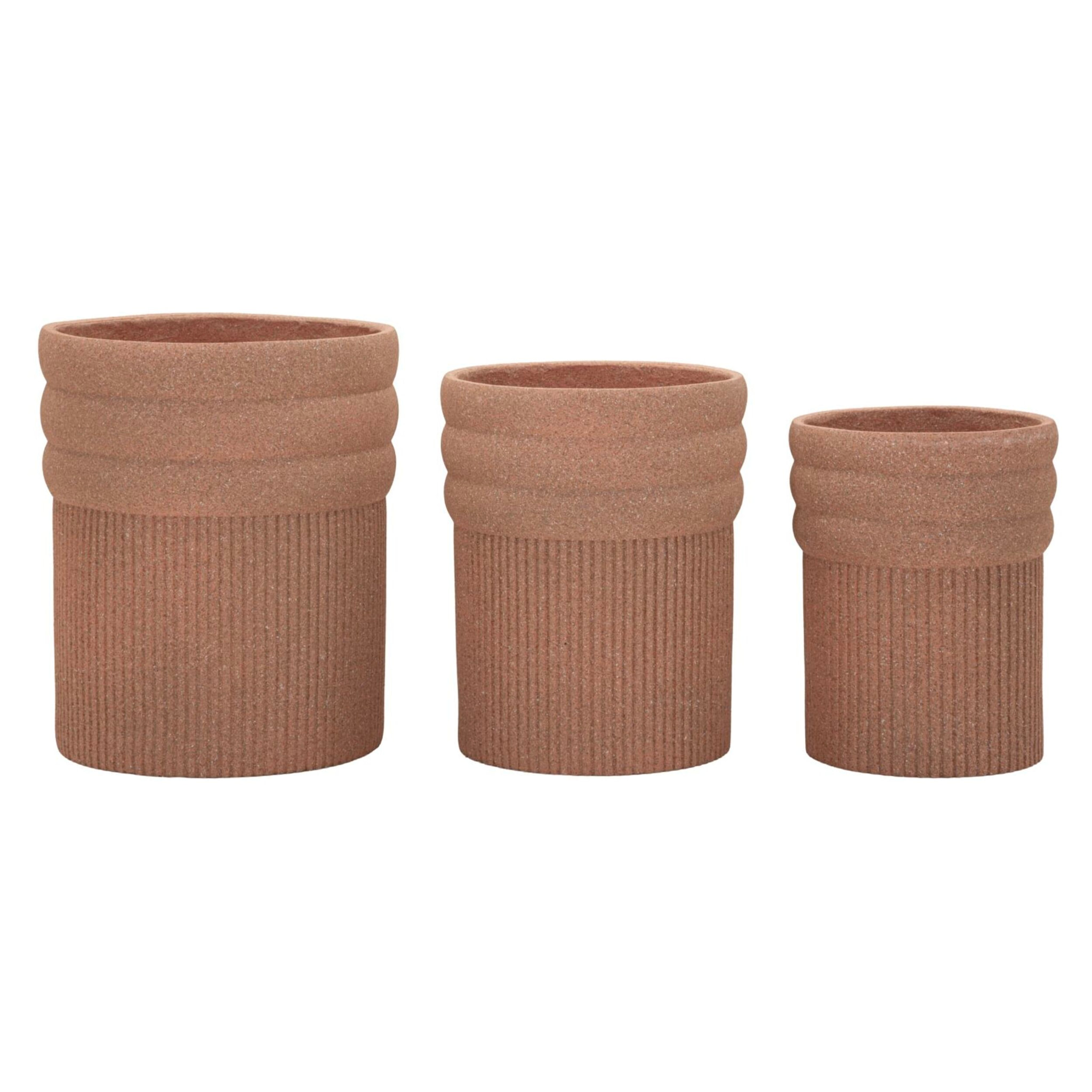 CACHEPOT DA ESTERNO COLOMBIA TRIS CM Ø 41,5X50-36X45-30,5X39,5(APER.CMØ27-32-37)