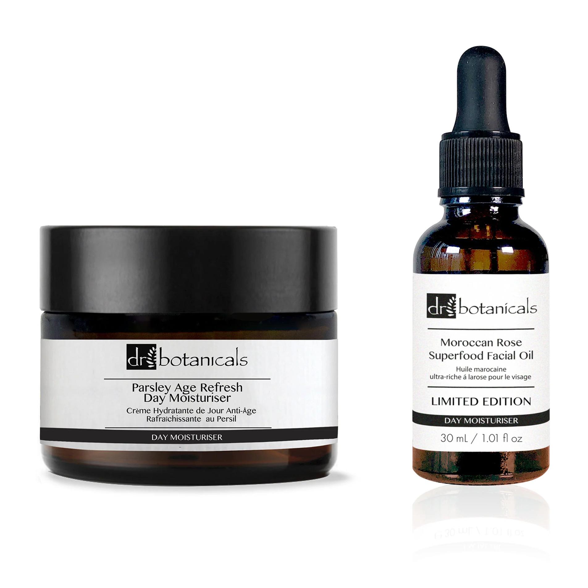 DB Parsley Age Refresh Crema Hidratante de Día 50ml + EDICIÓN LIMITADA Moroccan Rose Superfood Facial Oil 30ml