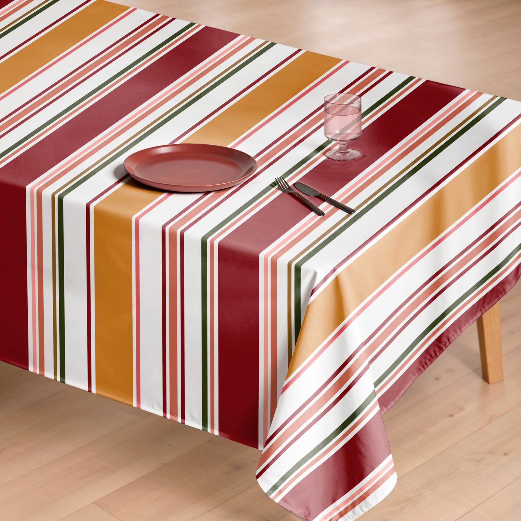 Mantel antimanchas JARA MULTICOLOR - 100% Algodón