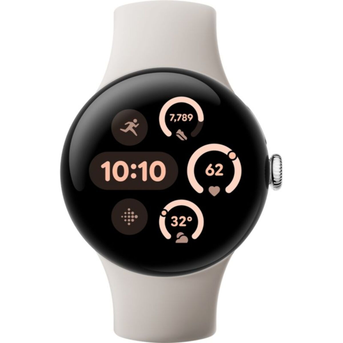 Montre connectée GOOGLE Pixel Watch 3 41mm Argent Poli Bluetooth