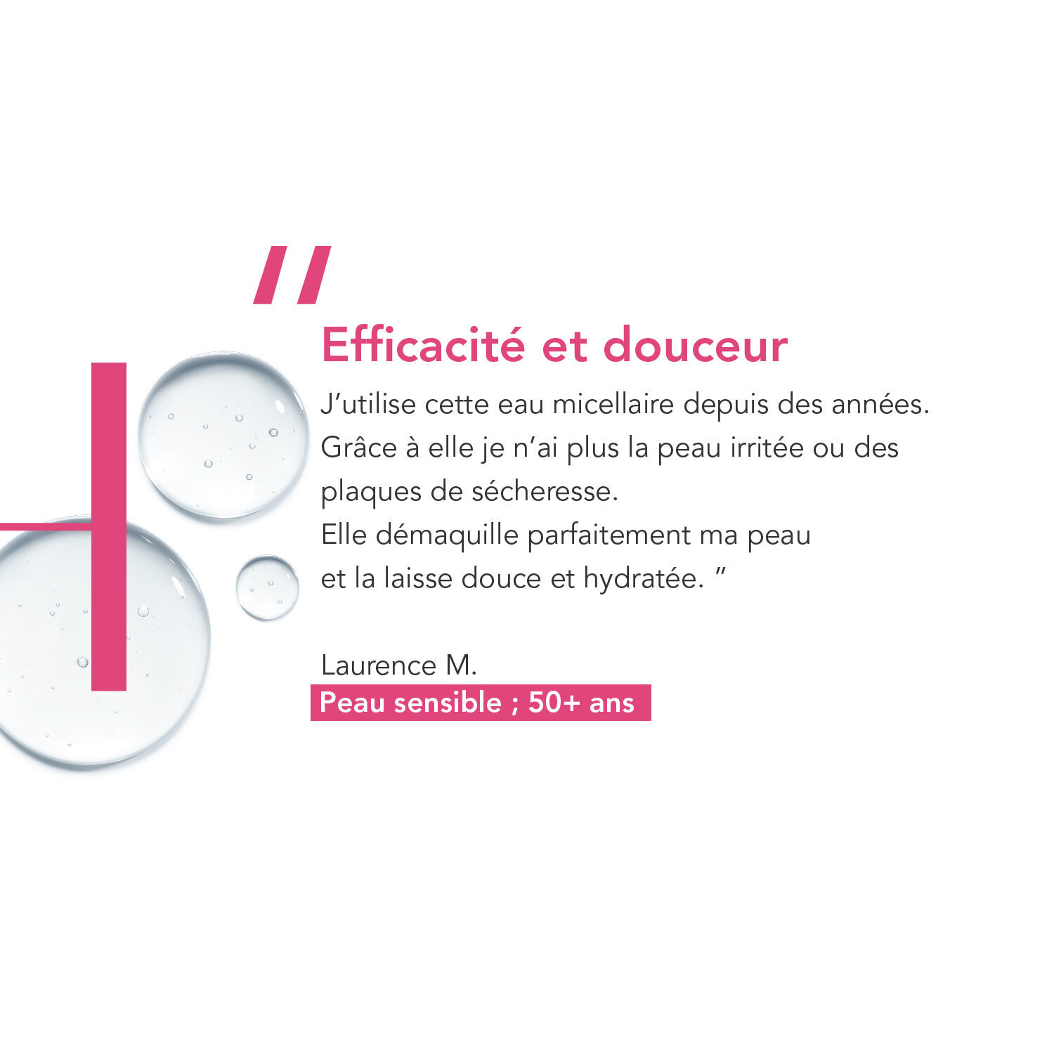Créaline H2O - Eau Micellaire Démaquillante Sans Rinçage - Peaux Sensibles