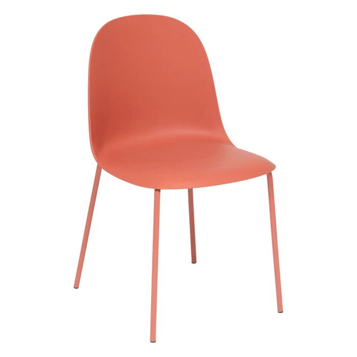 Chaise "Asan" terracotta