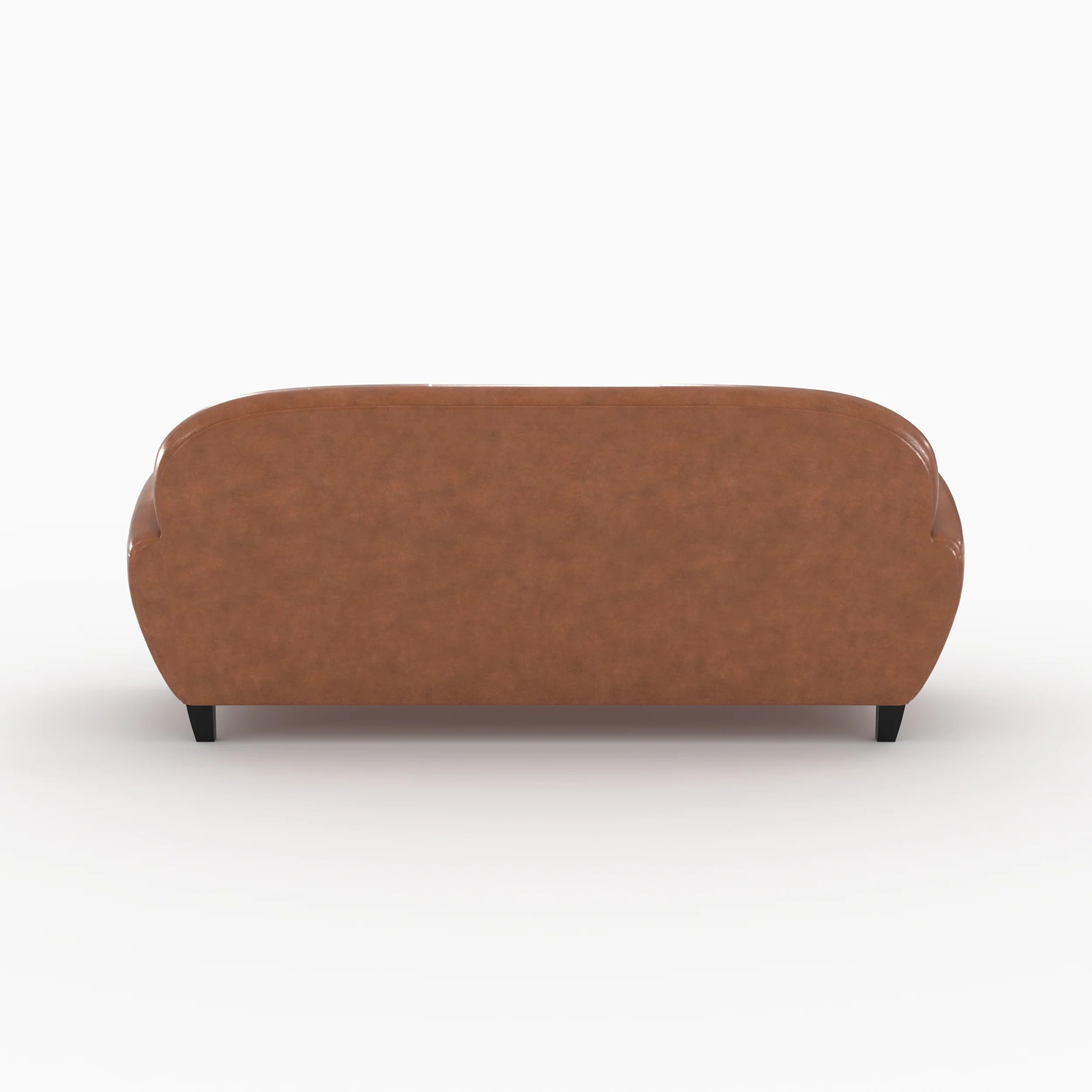 Ensemble canapé et fauteuil camel 4 places - Club