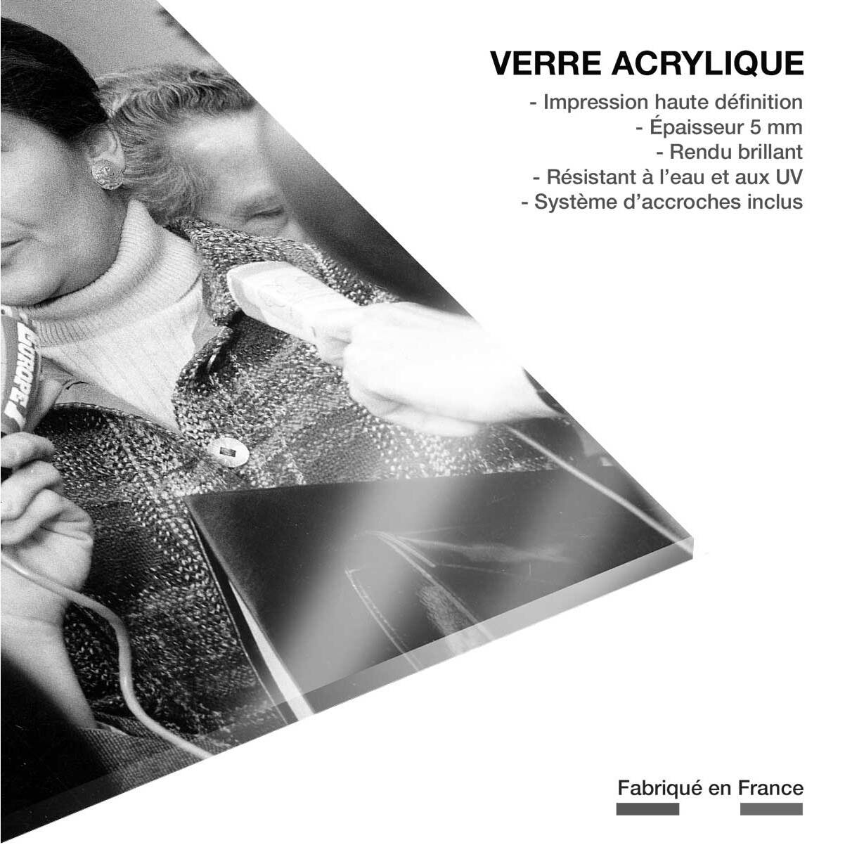 Tableau simone veil en 1976 Tableau plexiglas