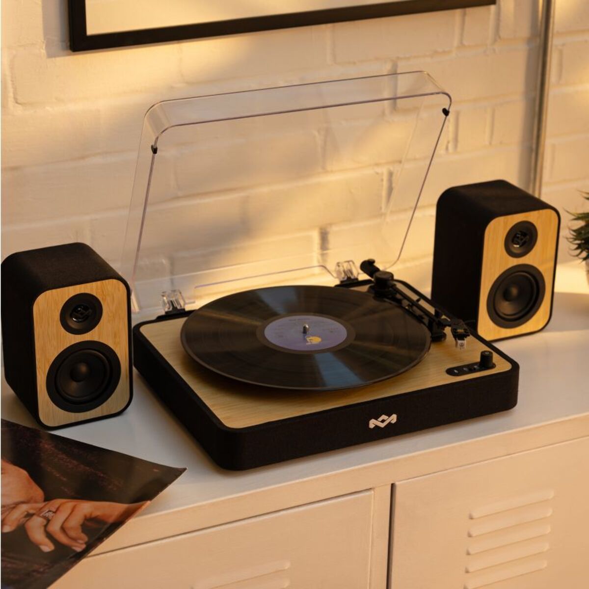 Platine vinyle MARLEY avec enceintes - Pack Revolution
