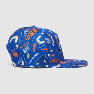 Cappellino baseball stampa Sonic