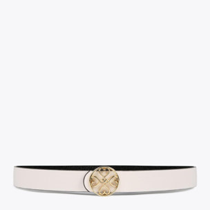 Cintura double face trifoglio cuori