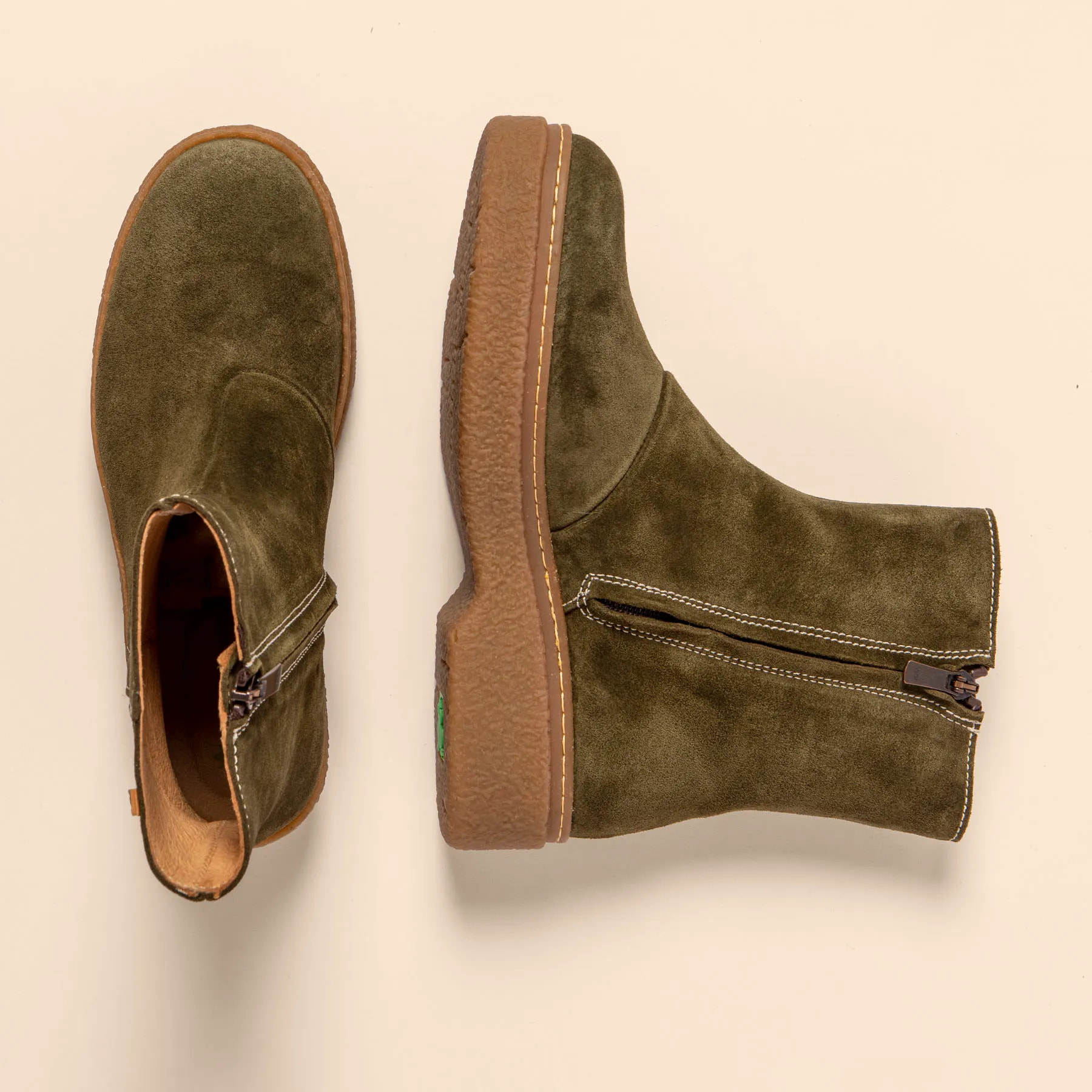 Botines N5901 SILK SUEDE FOREST-NECTAR / ARPEA color Forest-nectar