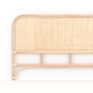 Tête de lit 160 cm en rotin naturel - Grace