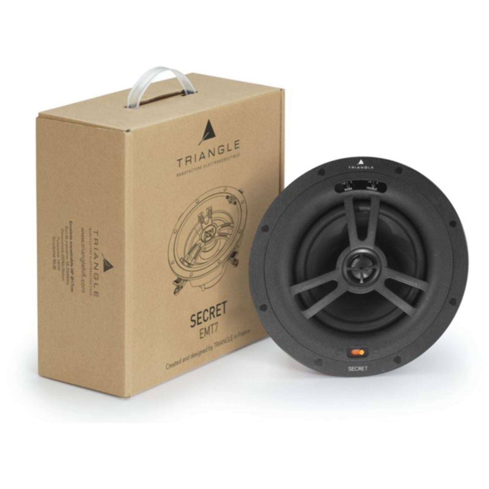 Enceinte encastrable TRIANGLE SECRET EMT7 Circulaire