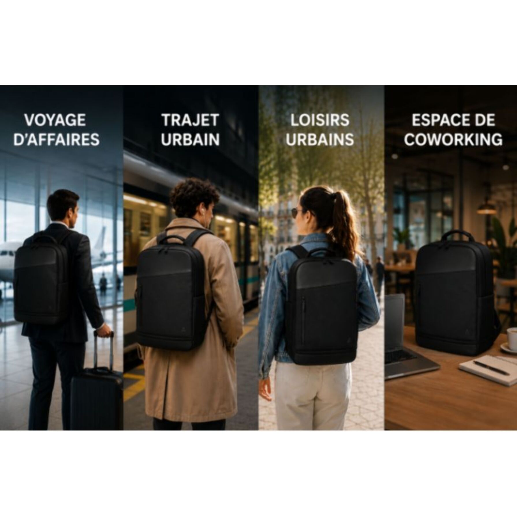 Sac à dos ADEQWAT Voyage 48H Jusqu'à 17''