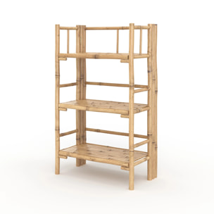 Etagère rectangulaire pliable en bambou - Bami