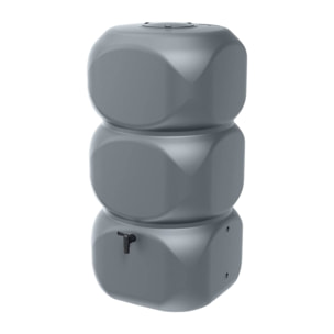 Bidón para agua de lluvia gubo de 320l color gris claro