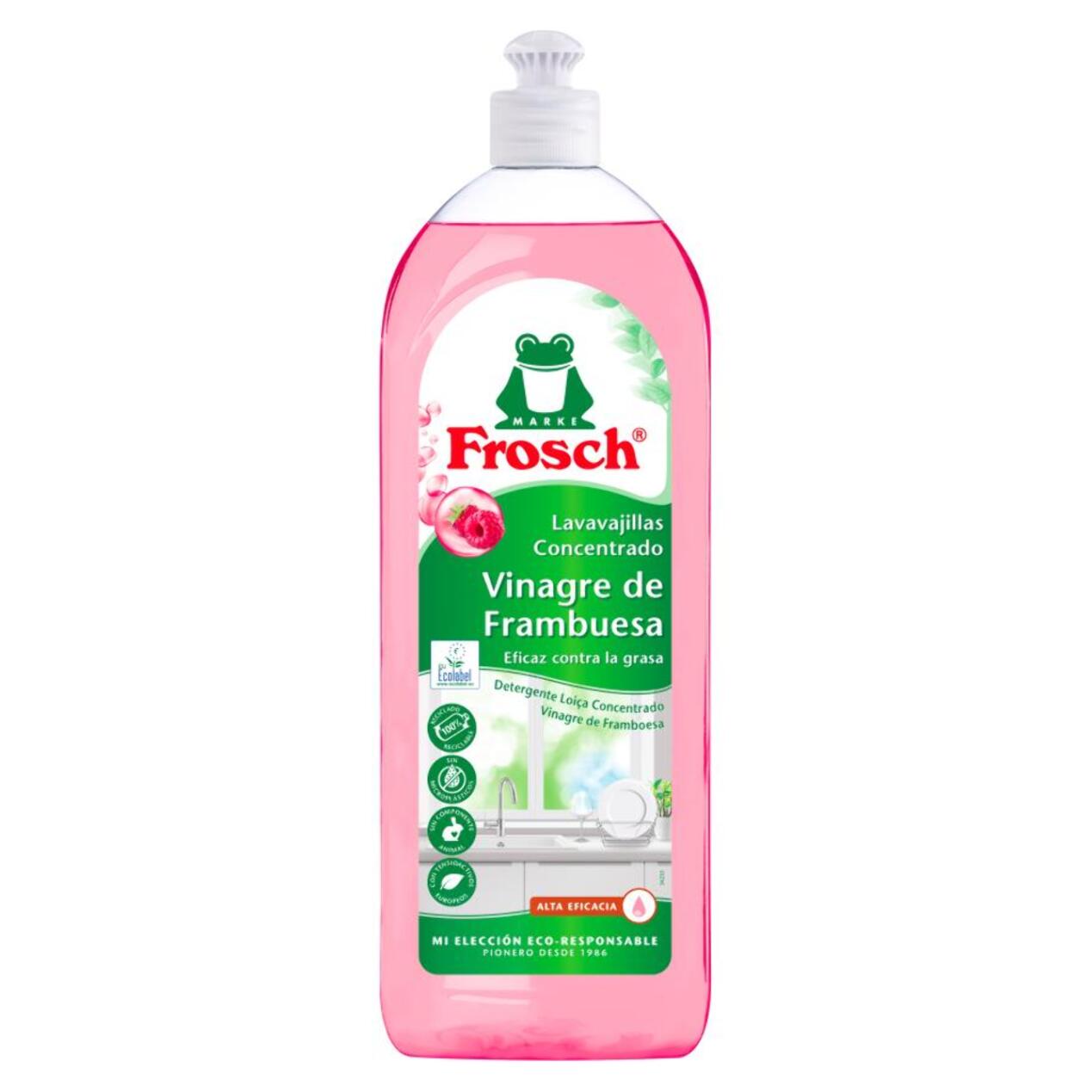Lavavajillas frambuesa Frosch 750 ml