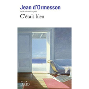 Jean d'Ormesson | C'était bien | Livre d'occasion