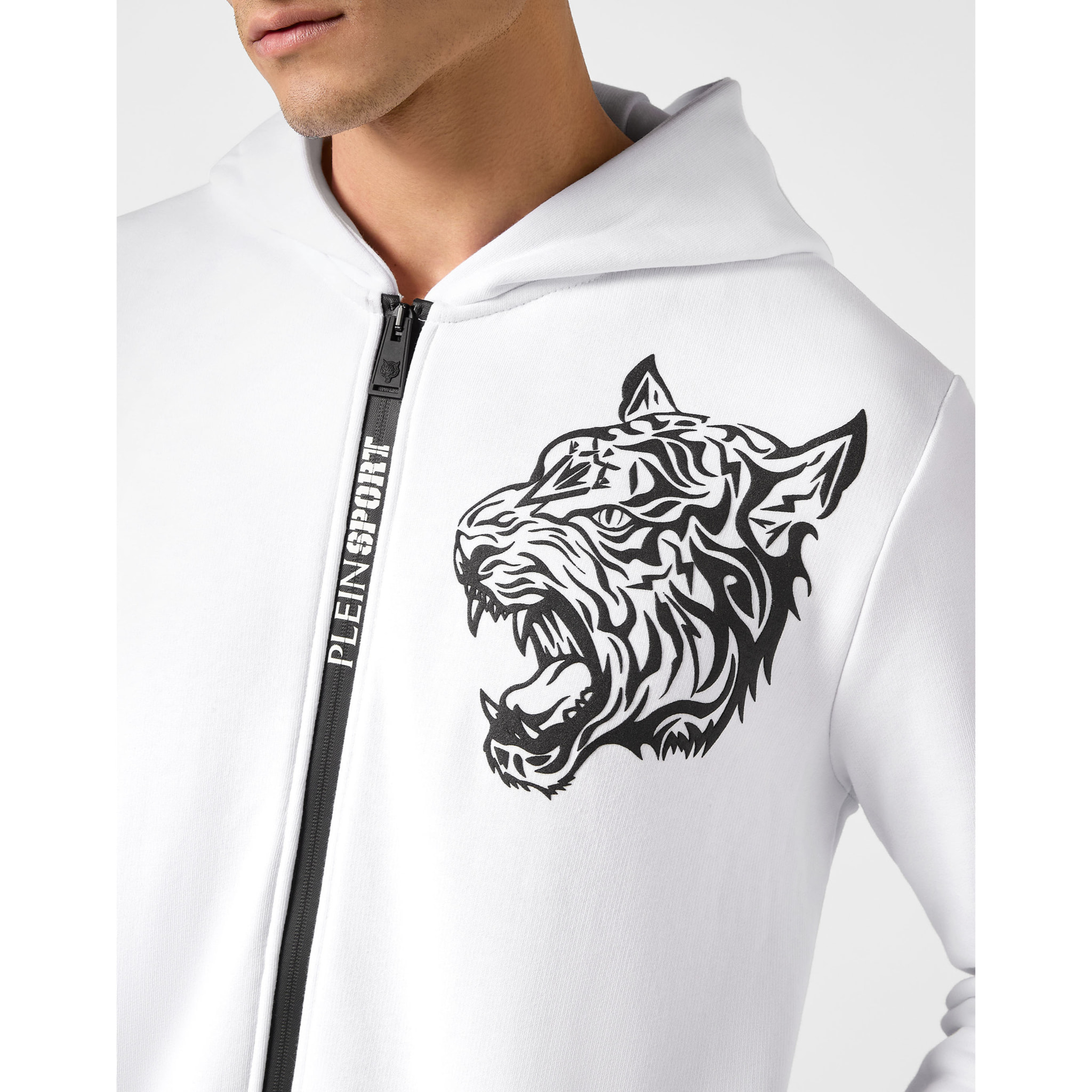 PLEIN SPORT Hooded Sweatjacket