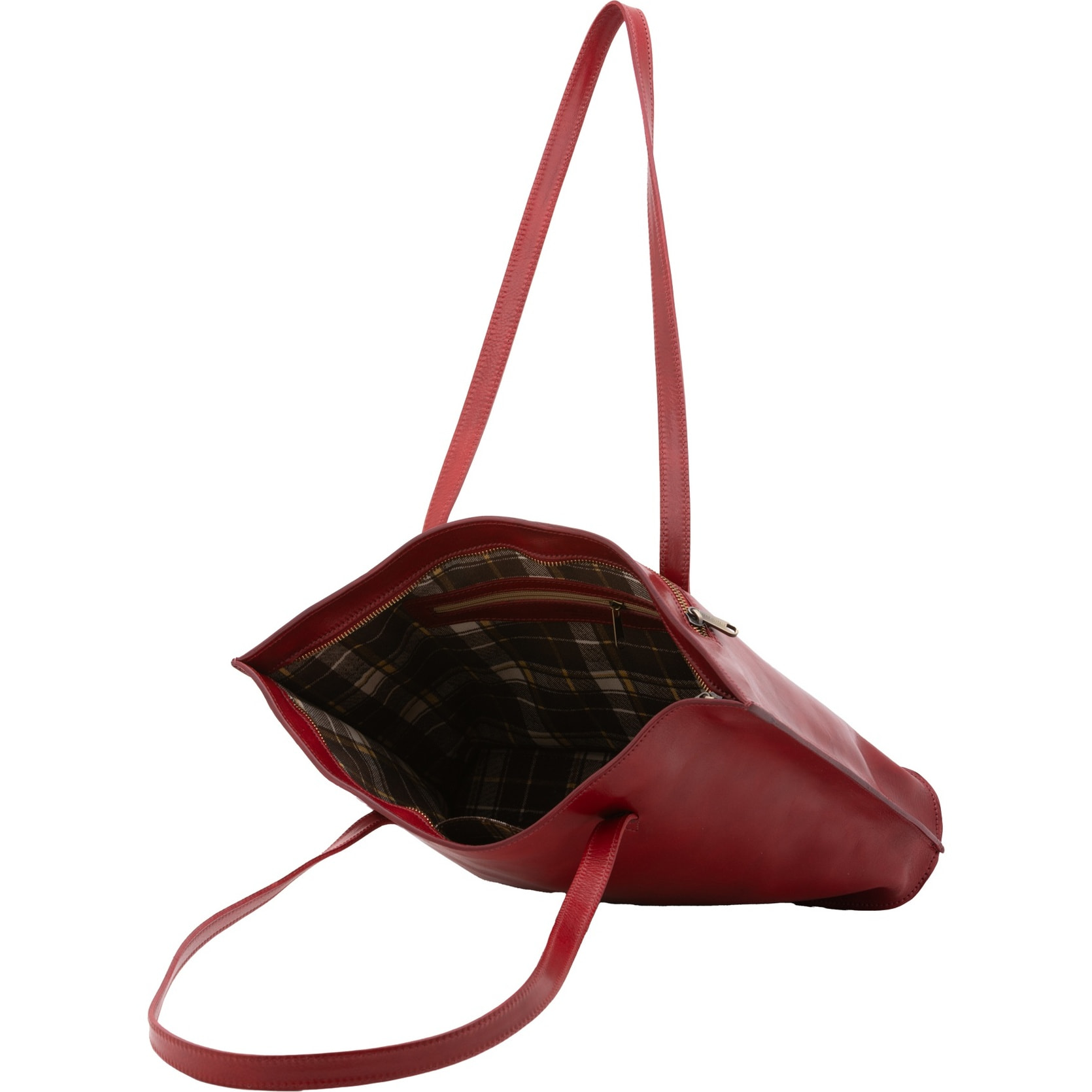 Borsa a spalla da donna - Modello False - 100% pelle - 31.0 x 43.0 x 10.0 cm