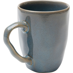 Mugs Organic bleus set de 6 Kare Design