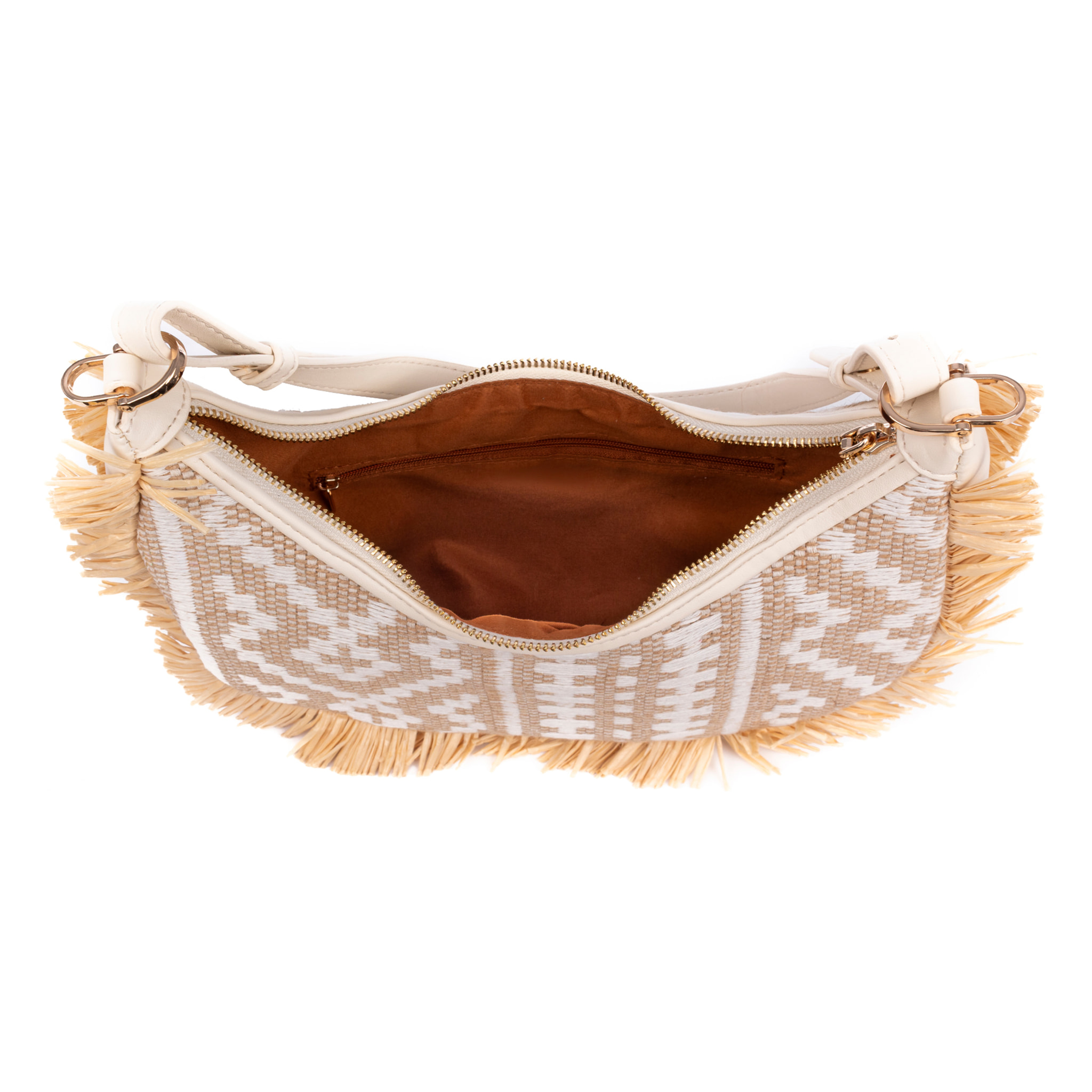 Biscubio Bolso de hombro Mujer. Fabricado en tela y piel sintética PU.