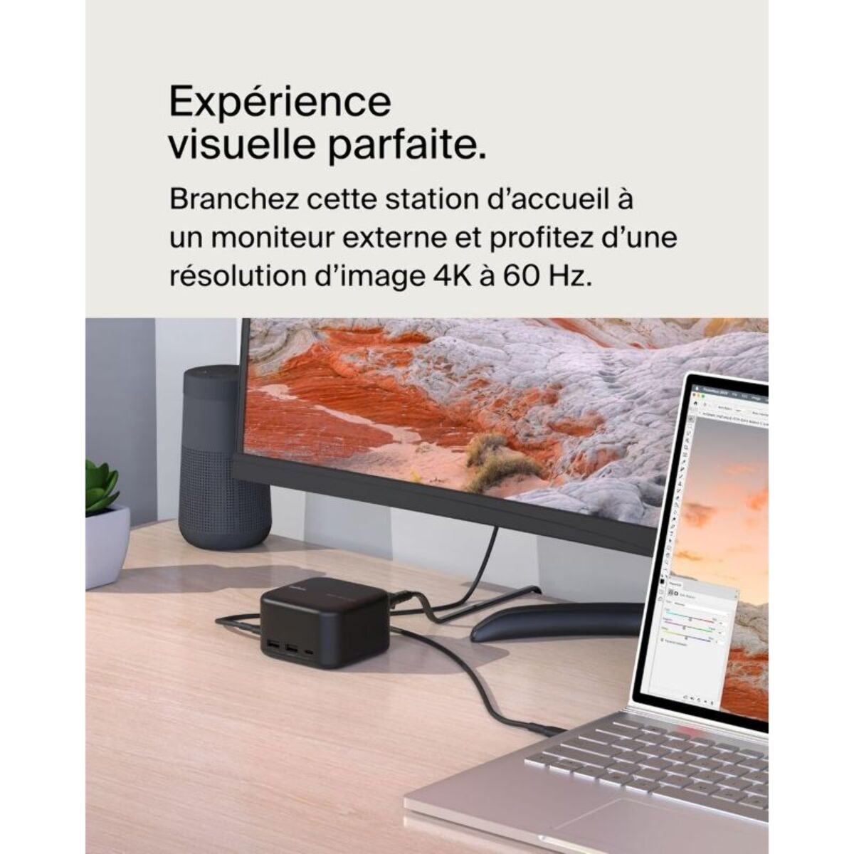 Station d'accueil BELKIN USB-C 6 en 1 Dock Core 130W