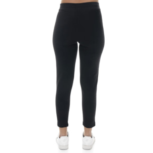 Pantaloni da donna in cotone non Felpeto dritti Leone Basic