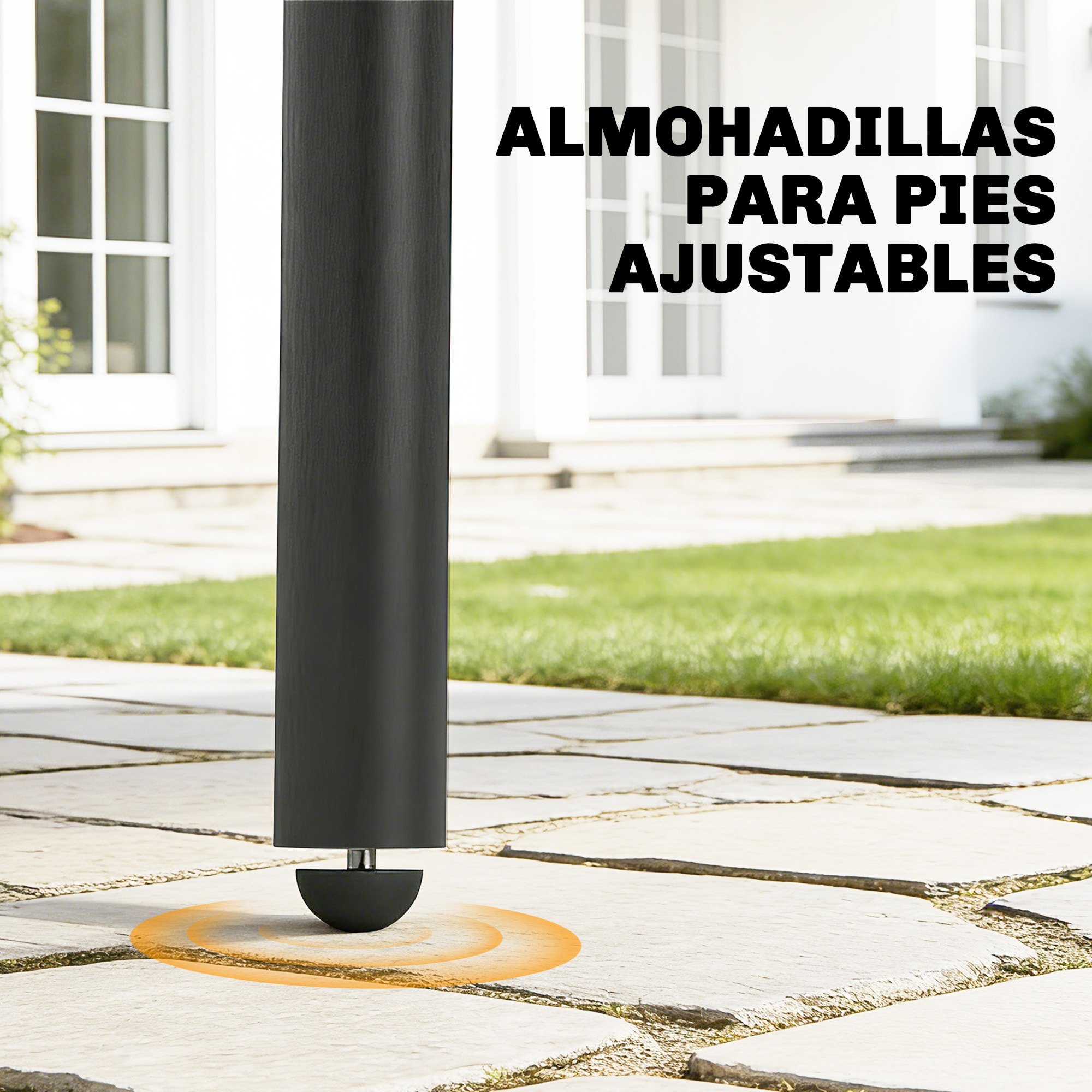 Mesa de Comedor de Jardín Rectangular, 120x70x72 cm, Mesa de Terraza Exterior de Acero con Tablero con Listones, para 4 Personas, Carga 50 kg, para Patio, Balcón, Gris