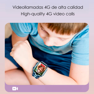 Smartwatch K15 4G GPS. Localizzazione speciale per bambini, con fotocamera, funzione di tracciamento, ascolto remoto, chiamate SOS e videochiamata.