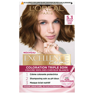 L'Oréal Paris Excellence crème Coloration 5.3 Châtain clair doré