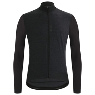 Color - Maillot Manches Longues - Noir - Homme