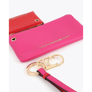 Portafoglio doppio con ciondolo LC