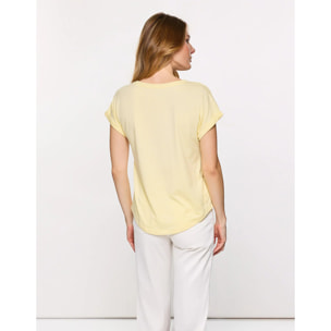 Camiseta Manga Corta Amarillo - Luma