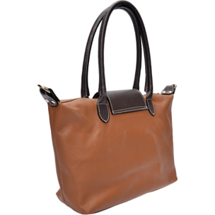 Borsa a tracolla Anna Luchini Cammello