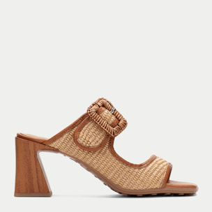 Sandalia Destalonada Miami Cuero 5 cm