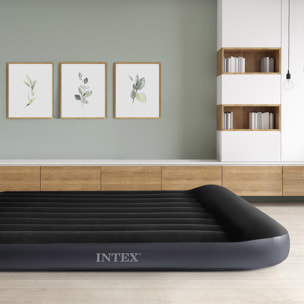 Intex Materasso Gonfiabile Dura-Beam Pillow Rest Classic Piazza e Mezza, 137x191x25 cm