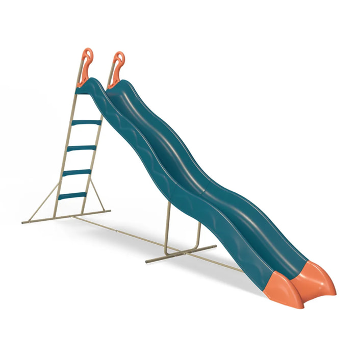 Toboggan PYROU Bleu 3,32 m, 3-12 ans