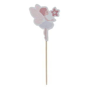 Kit de décoration gateau Anniversaire 10 pièces fée