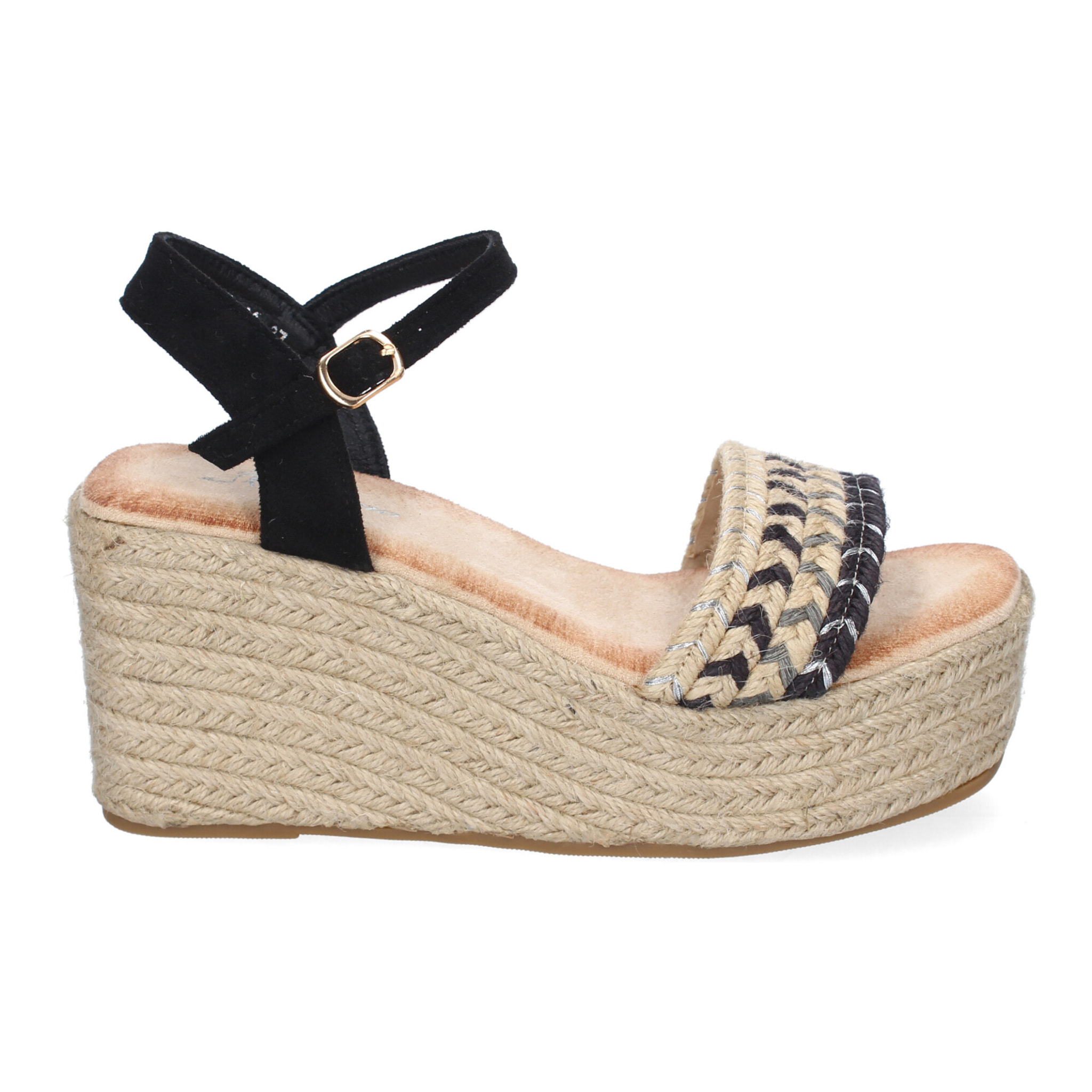 Sandalia de Cuña de Yute para Mujer, Comodas y Elegantes, Diseño Moderno