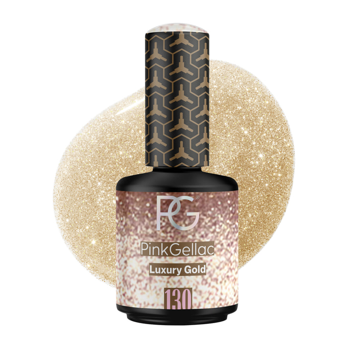 Vernis semi-permanent - 130 Luxury Gold - 15 ml
