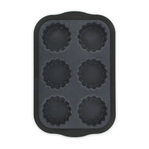 Moule 6 mini tartelettes 28 x 18 cm Zenker Silicone fibre de verre