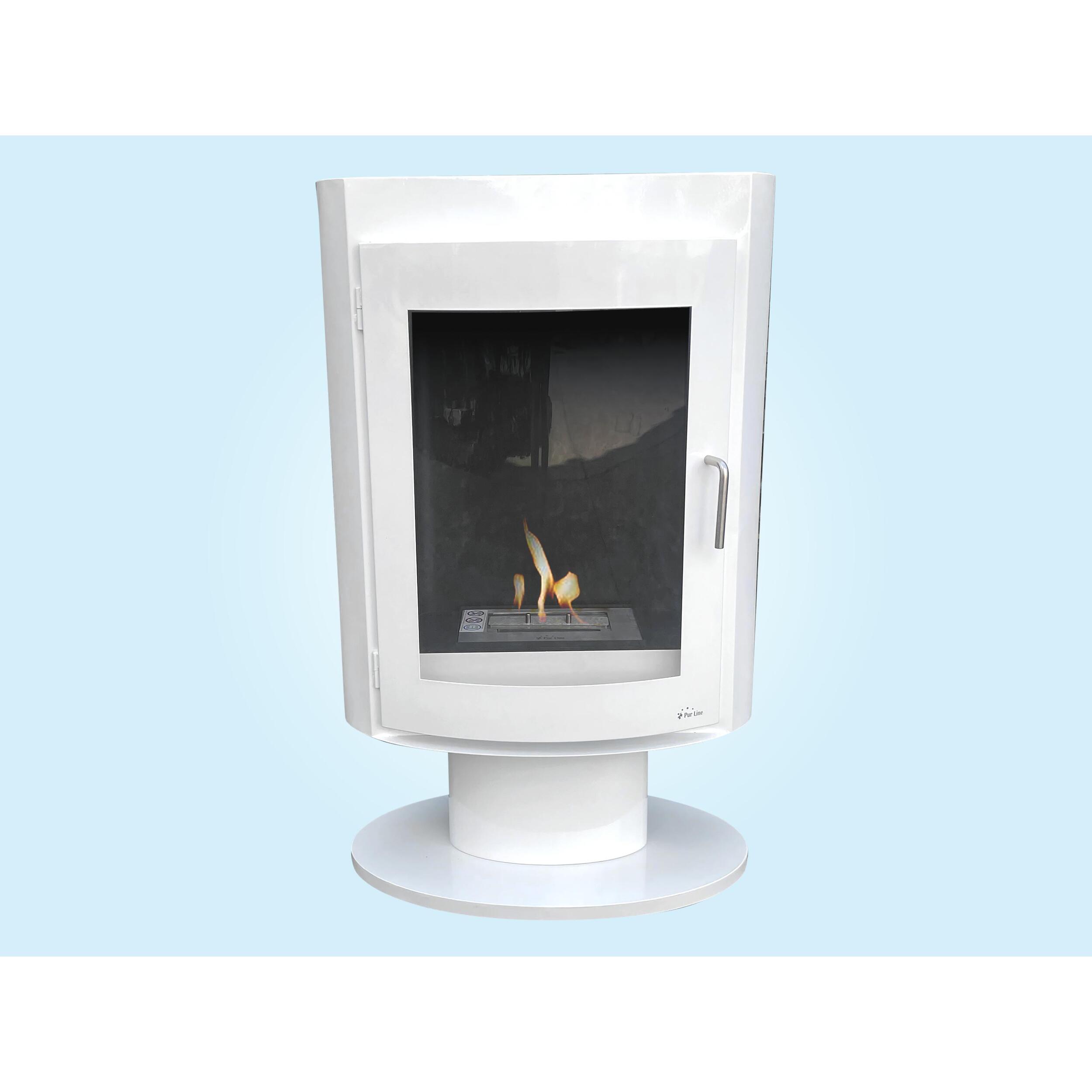 Estufa de etanol diseño cuadrado en acero SILENUS W PURLINE 3000 W