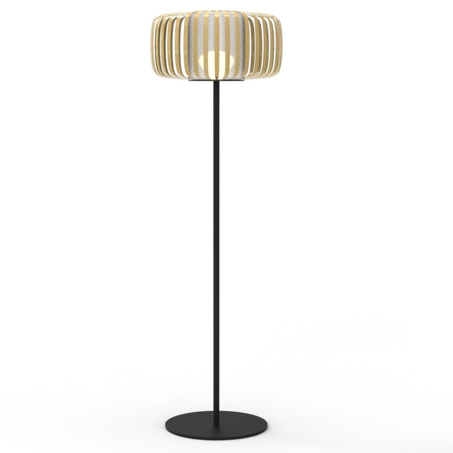 Lampadaire sans fil STANDY BAMBOU H150cm