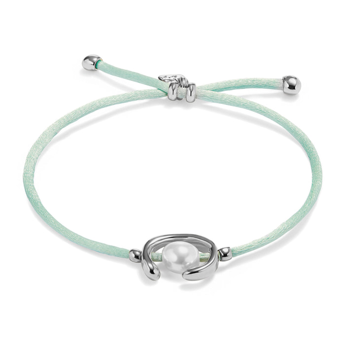 Pulsera SER DIFERENTE VERDE AGUA M