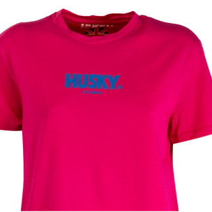 HUSKY t-shirt donna fuchsia purple