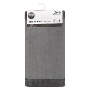 Tapis de bain 80x50 cm Gris anthracite Modern Color