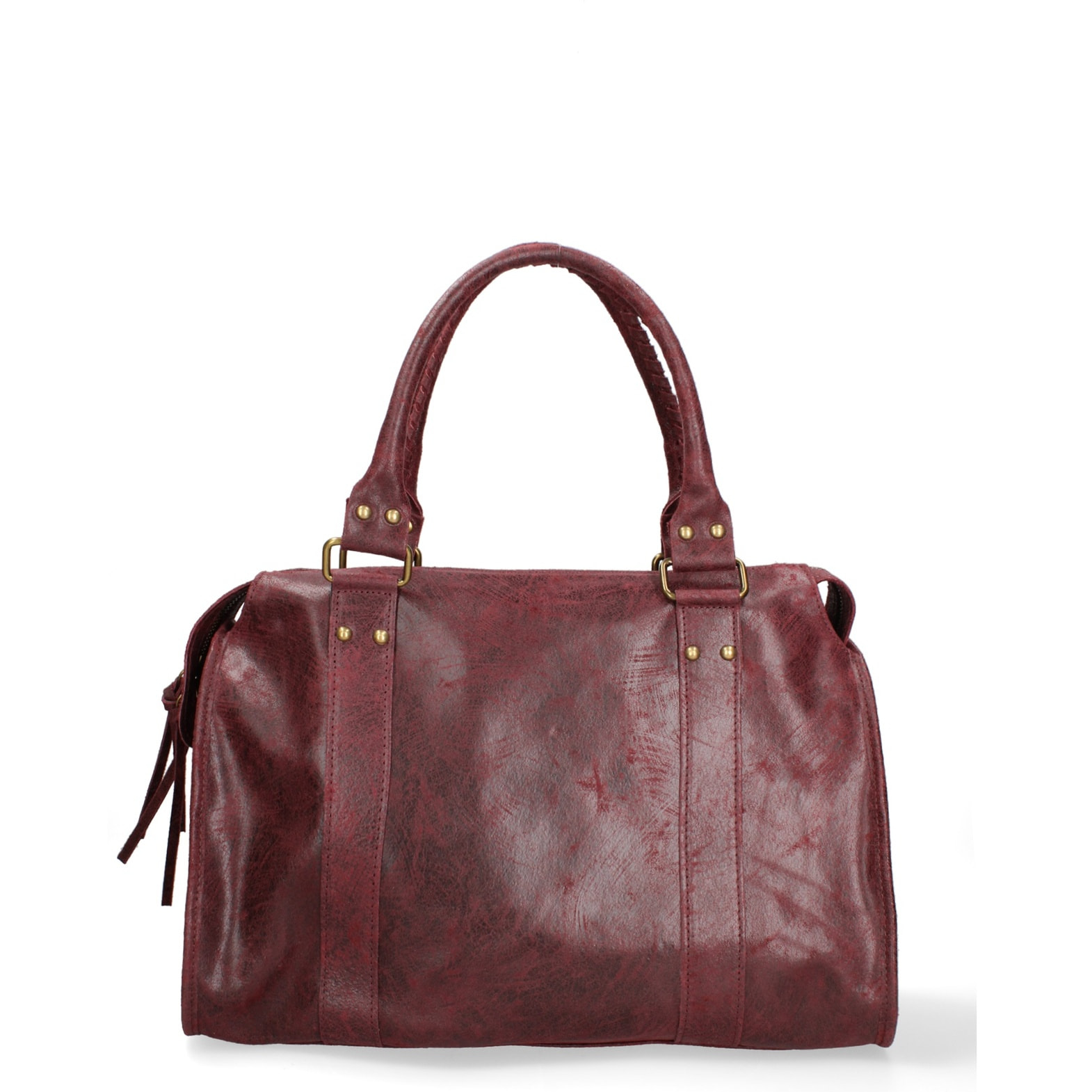 Borsa a spalla da donna - Modello Elara - Vera pelle - 41.0 x 28.0 x 13.0 cm