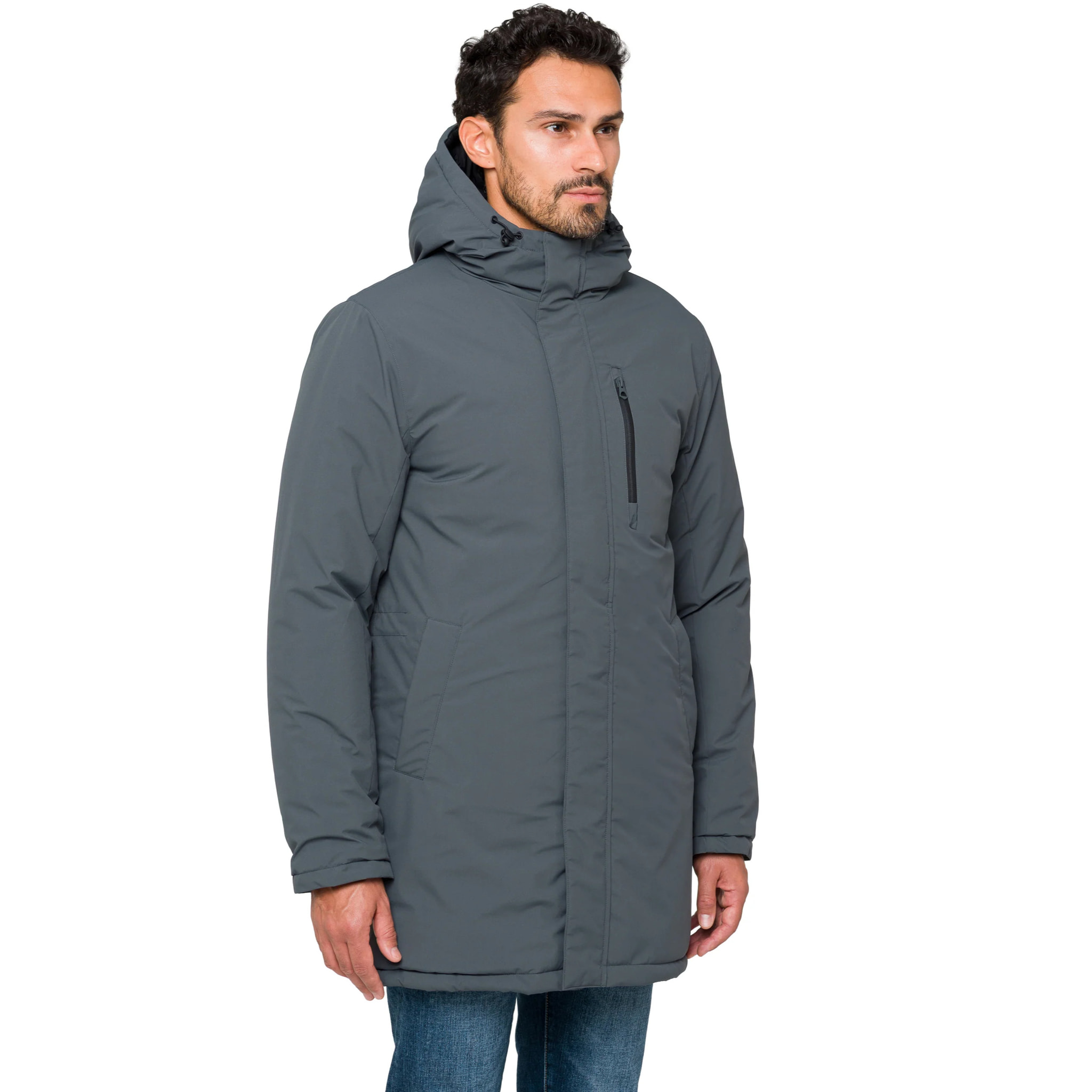 Parka LATEMAR imbottito impermeabile grigio