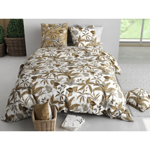 Parure housse de couette coton multicolore