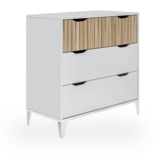 Cómoda Nitza On Blanco Artik (Blanco Mate) - Natur