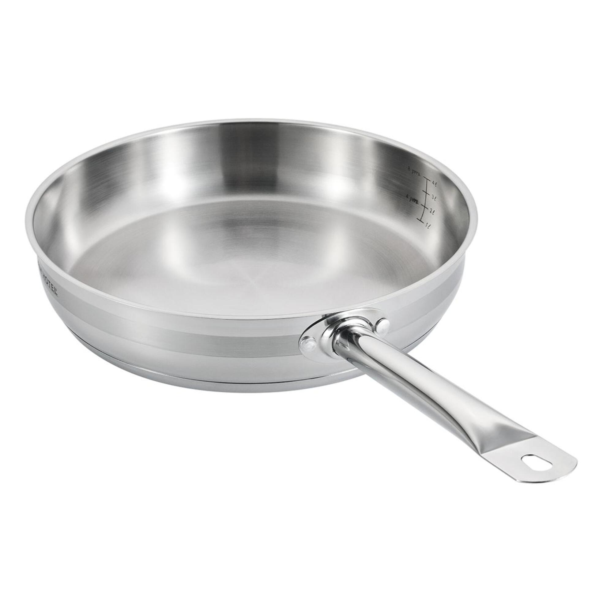 Poêle inox 32x6,5cm induction