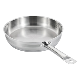 Poêle inox 32x6,5cm induction